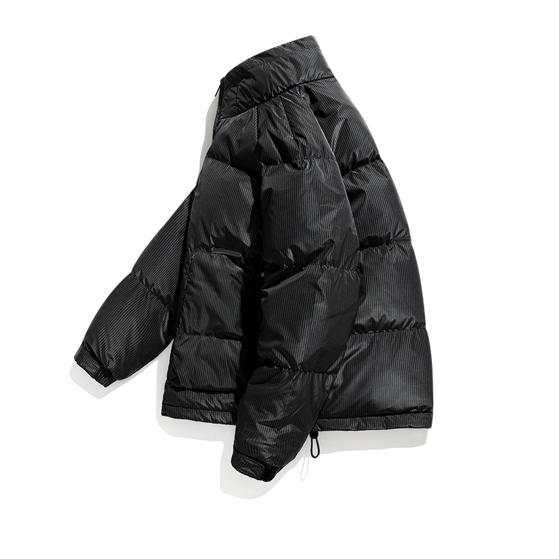 Drop Shoulder Zip Down Jacket