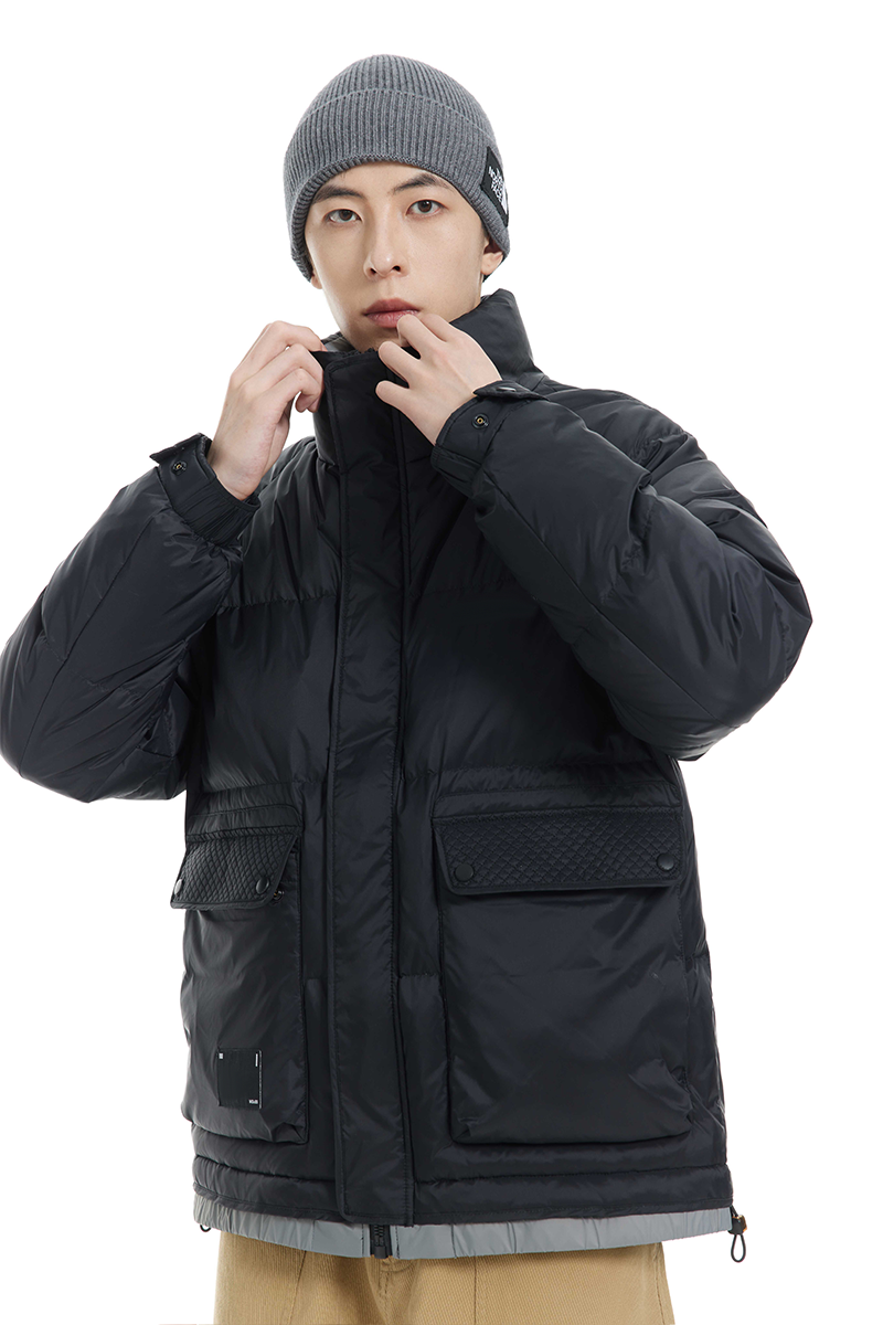 Full zip lightweight down jacket