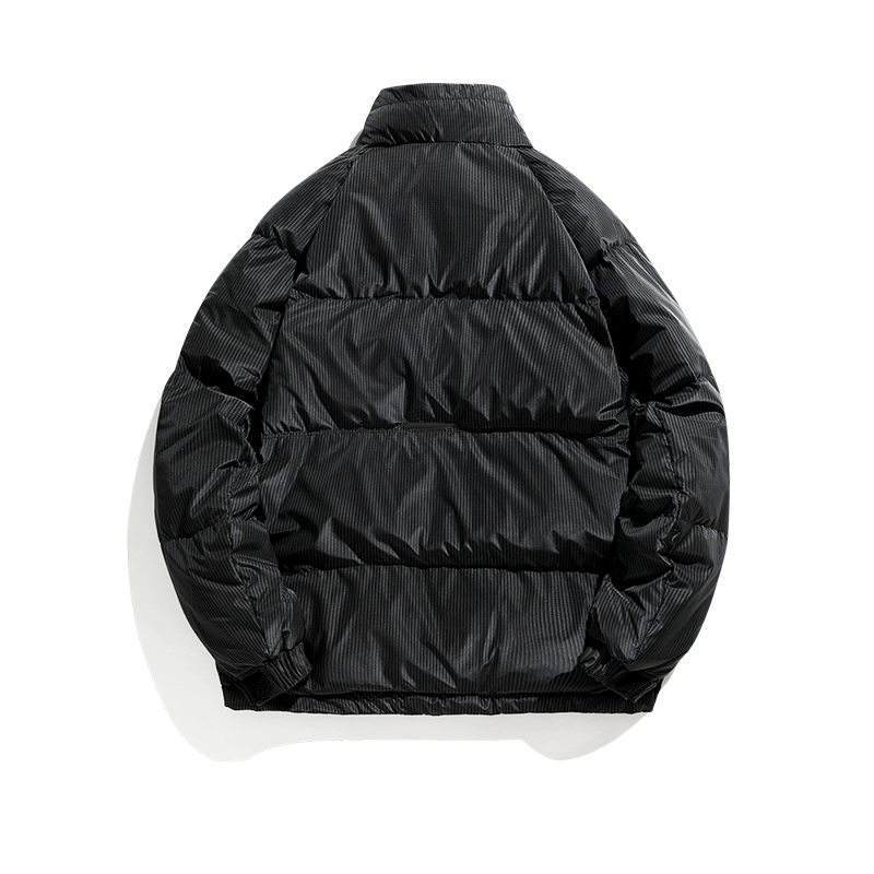 Drop Shoulder Zip Down Jacket