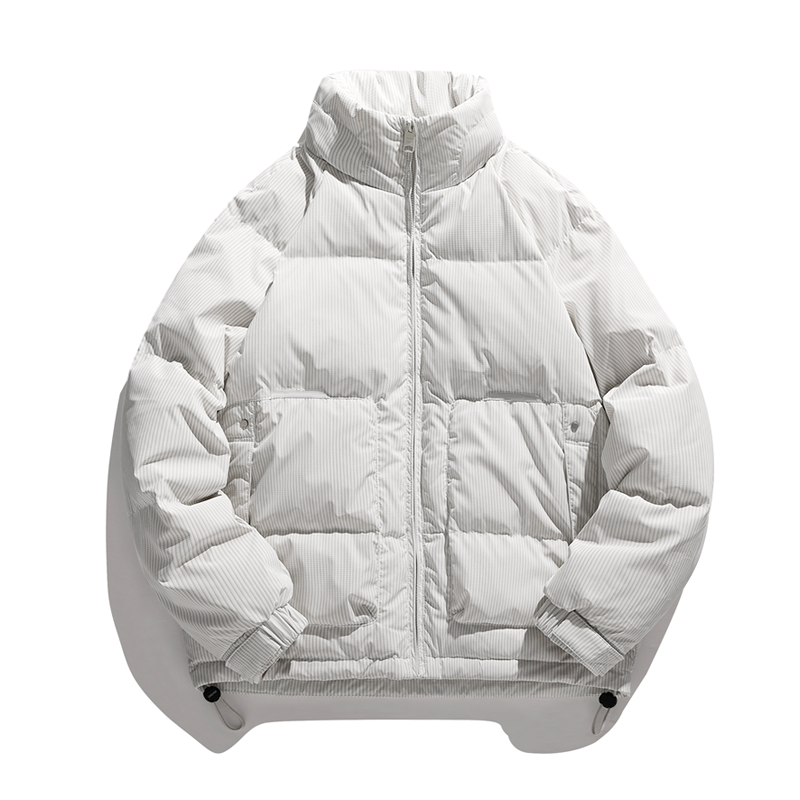 Drop Shoulder Zip Down Jacket