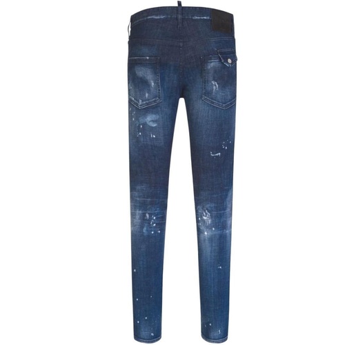 Cool Guy Jean Zip Paint Splash Jeans