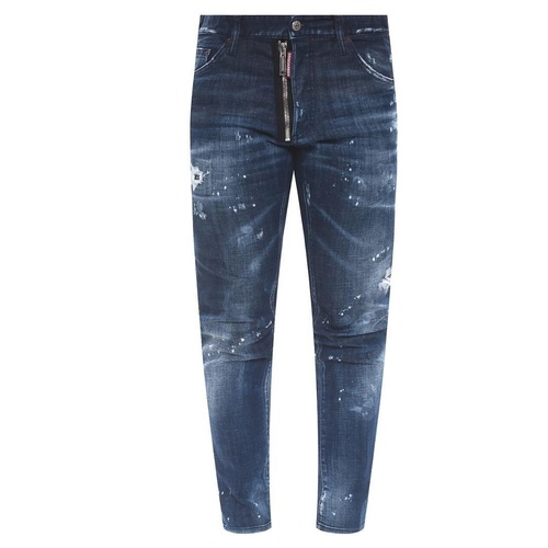 Cool Guy Jean Zip Paint Splash Jeans