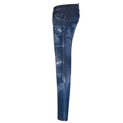 Cool Guy Jean Zip Paint Splash Jeans