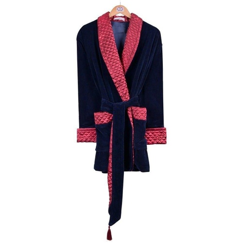 Cliveden Short Velvet Smoking Jacket Robe