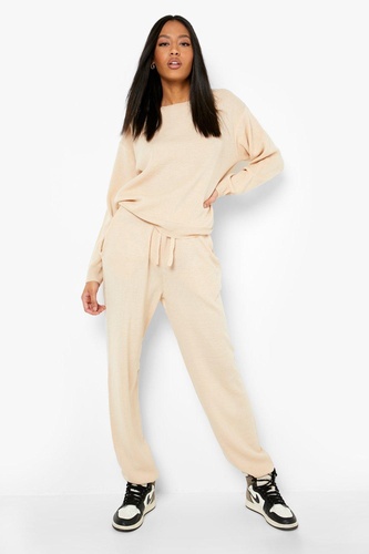 Tall Slash Neck Knitted Co Ord