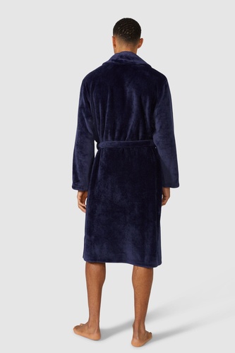 Shawl Collar Fleece Gown