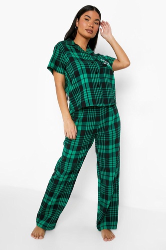 Petite Naughty Or Nice Christmas Pj Trouser