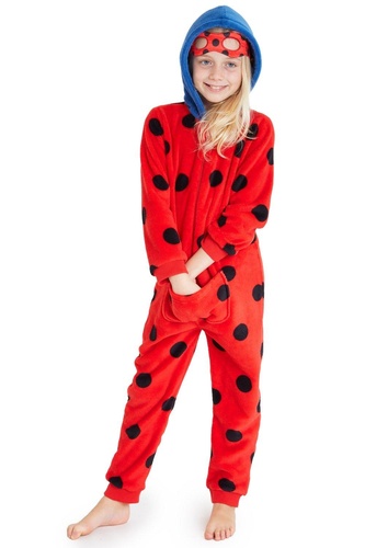 Miraculous Ladybug Hooded Onesie Loungewear