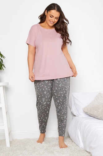 Printed Cuffed Pyjama Bottoms