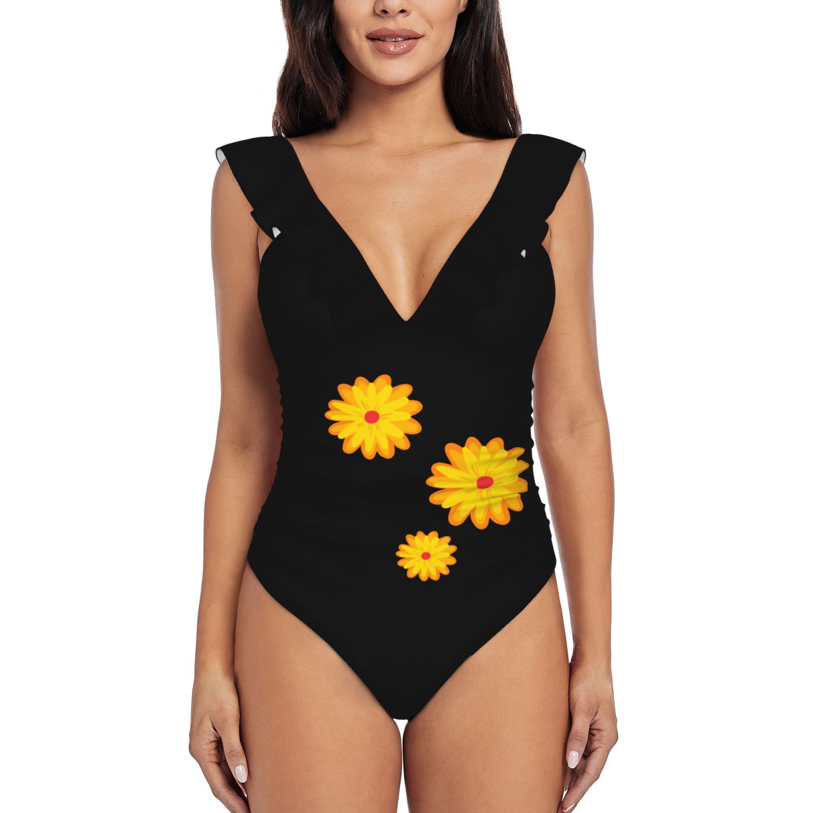 Women's Ruffle One Piece Swimsuit