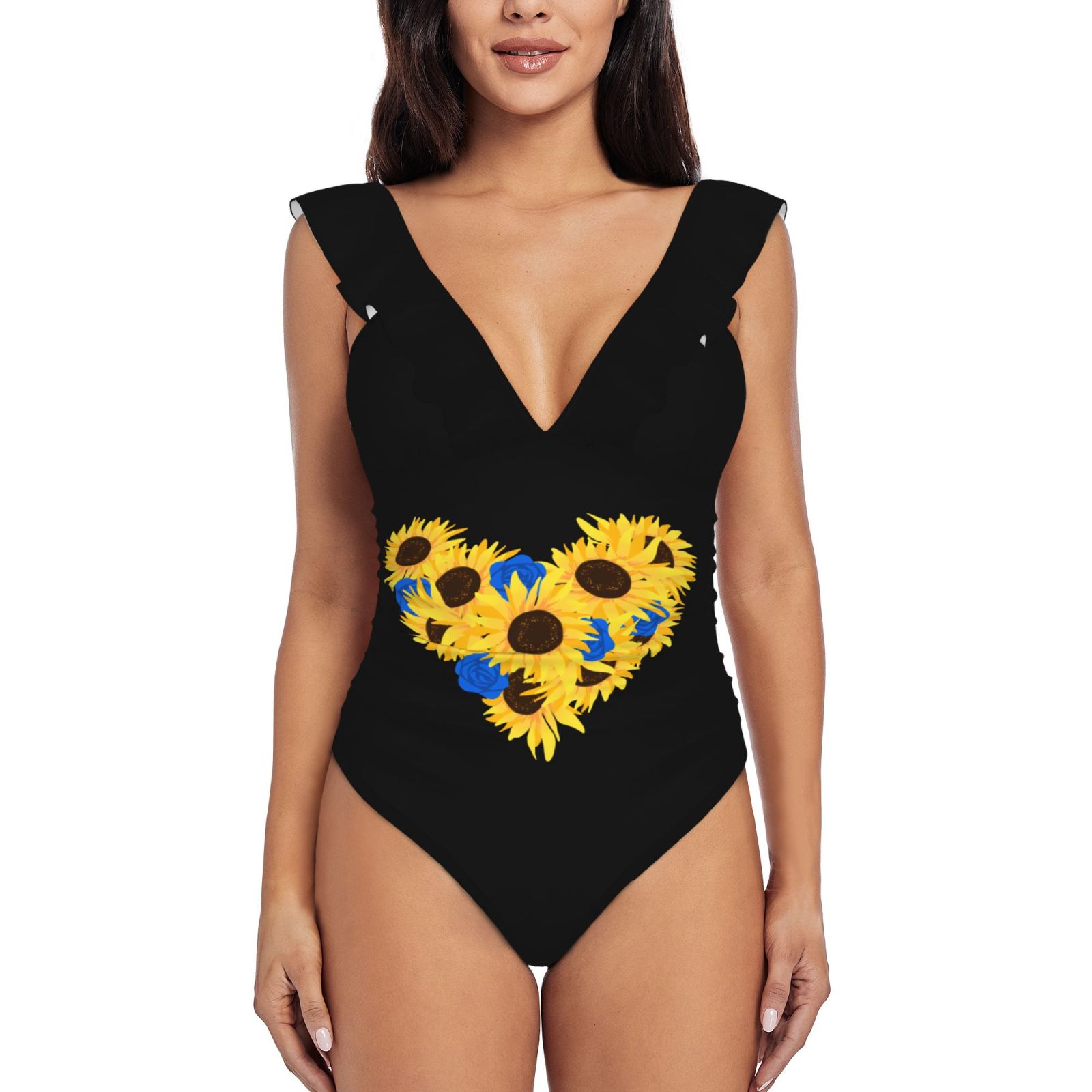 Women's Ruffle One Piece Swimsuit