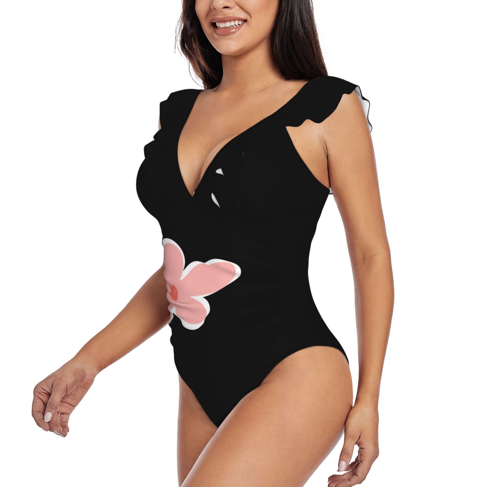 Women's Ruffle One Piece Swimsuit