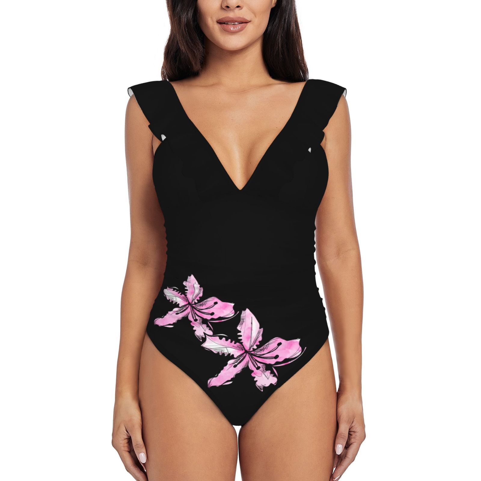 Women's Ruffle One Piece Swimsuit