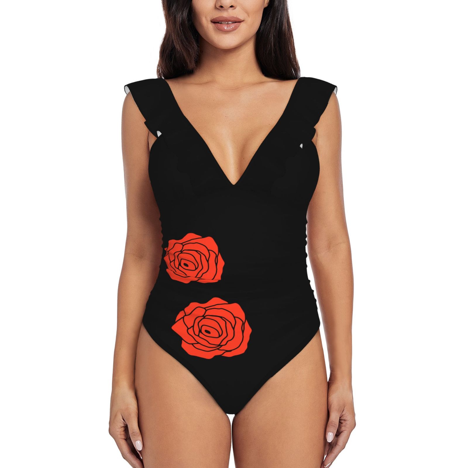 Women's Ruffle One Piece Swimsuit