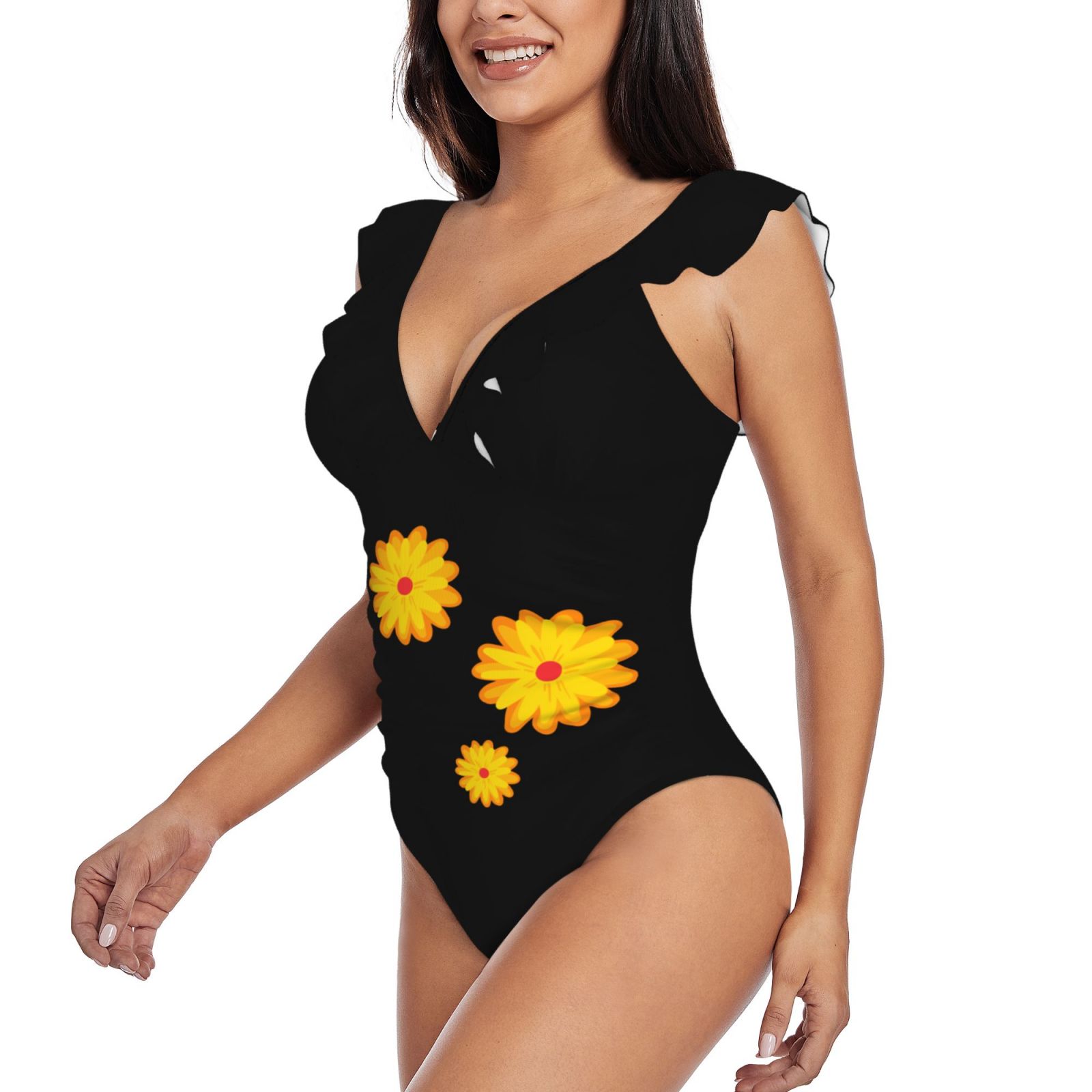 Women's Ruffle One Piece Swimsuit