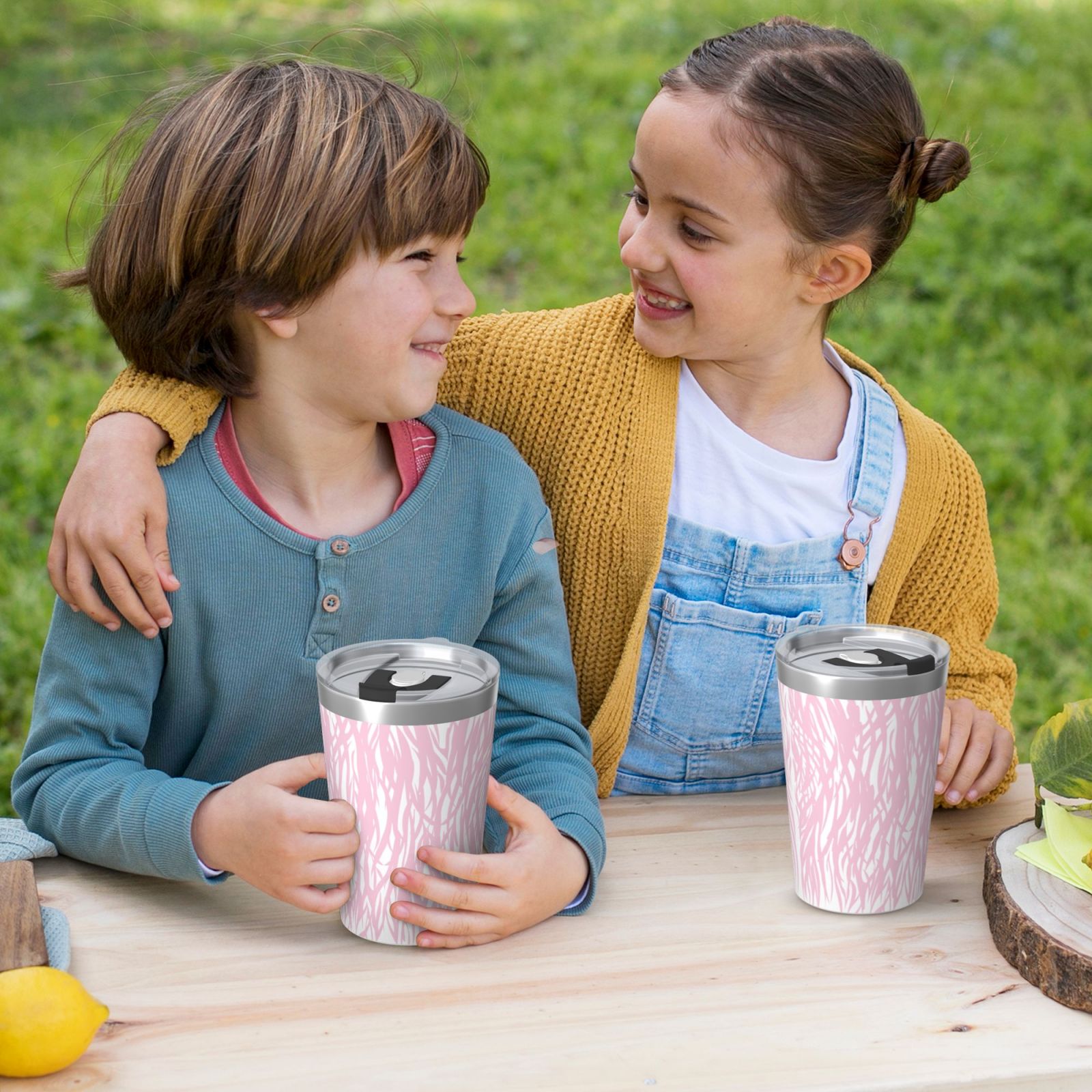 12OZ Thermos With Conical Straw