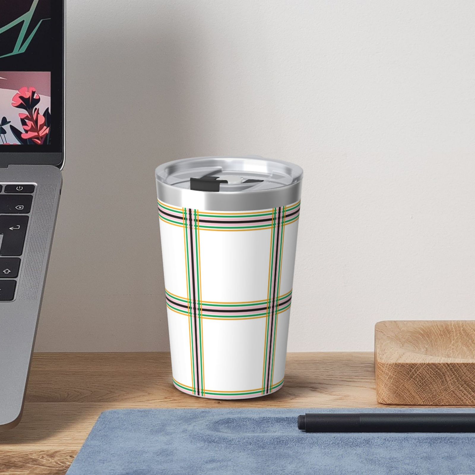 12OZ Thermos With Conical Straw