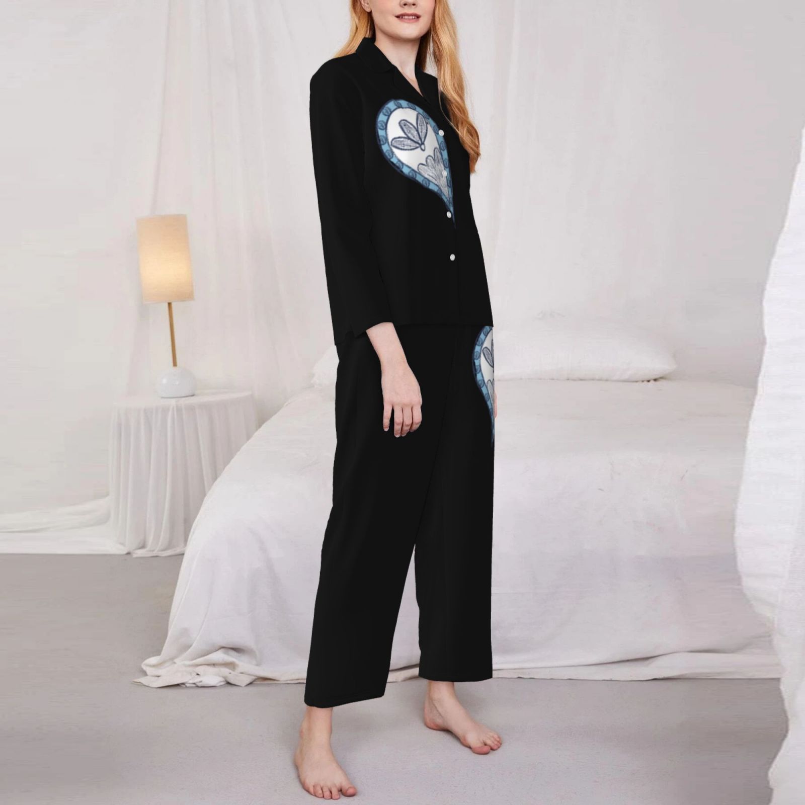 Women's Long-Sleeved Pajama Set