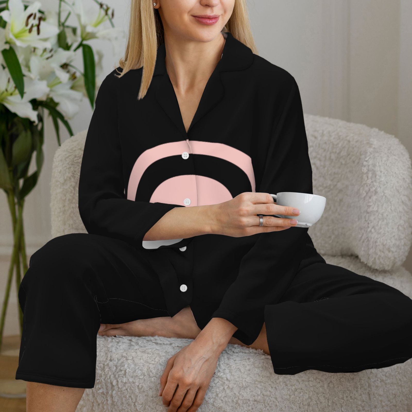 Women's Long-Sleeved Pajama Set