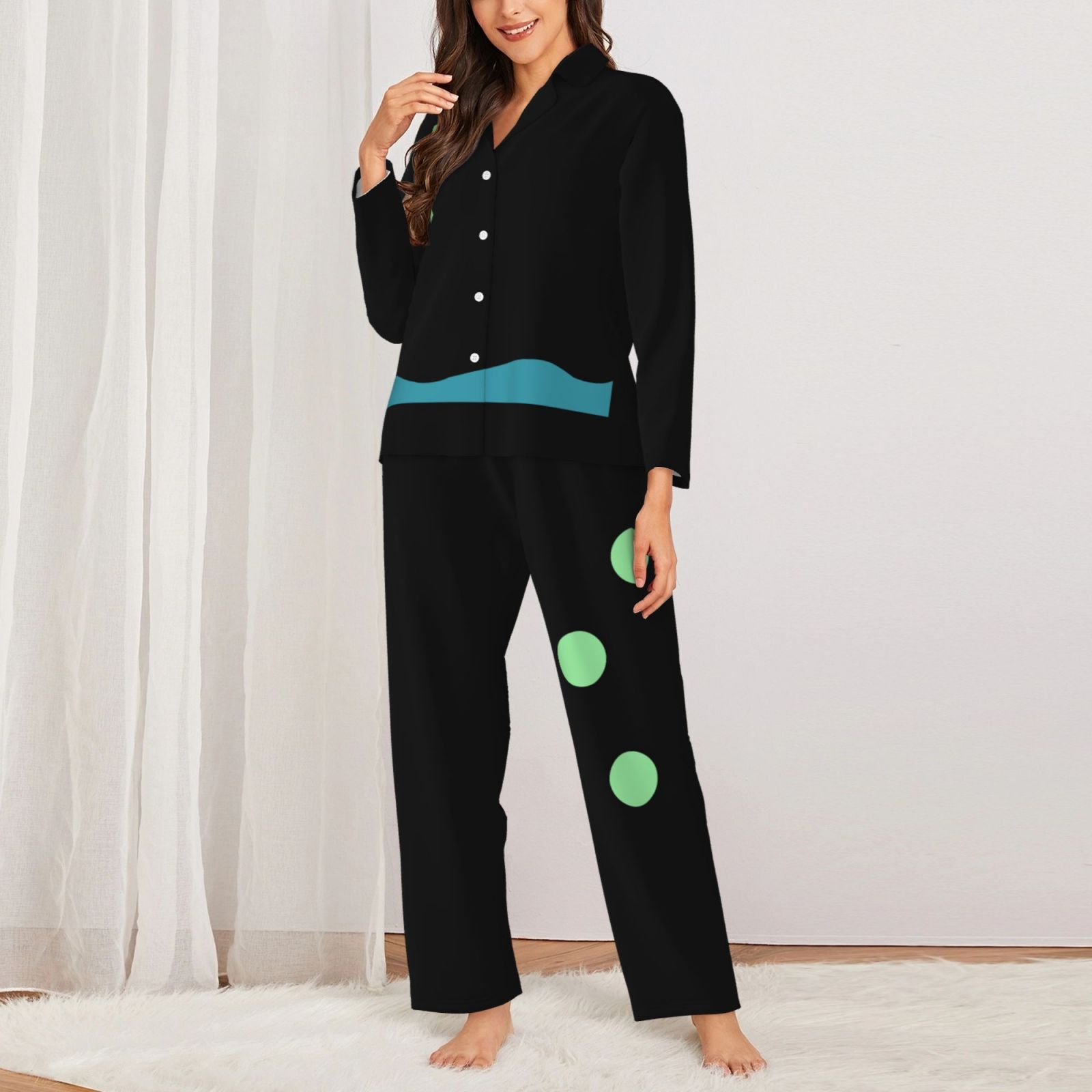 Women's Long-Sleeved Pajama Set