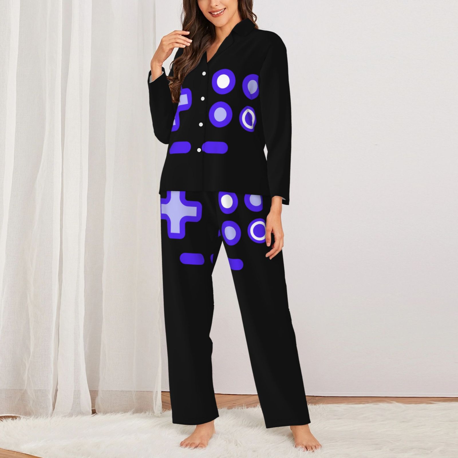 Women's Long-Sleeved Pajama Set