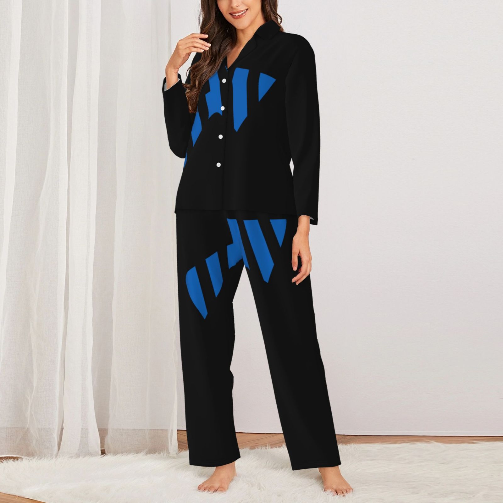 Women's Long-Sleeved Pajama Set