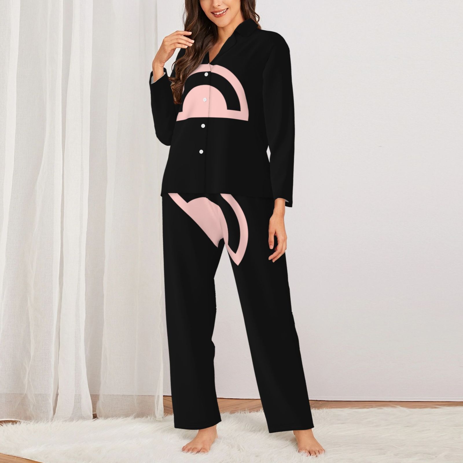 Women's Long-Sleeved Pajama Set