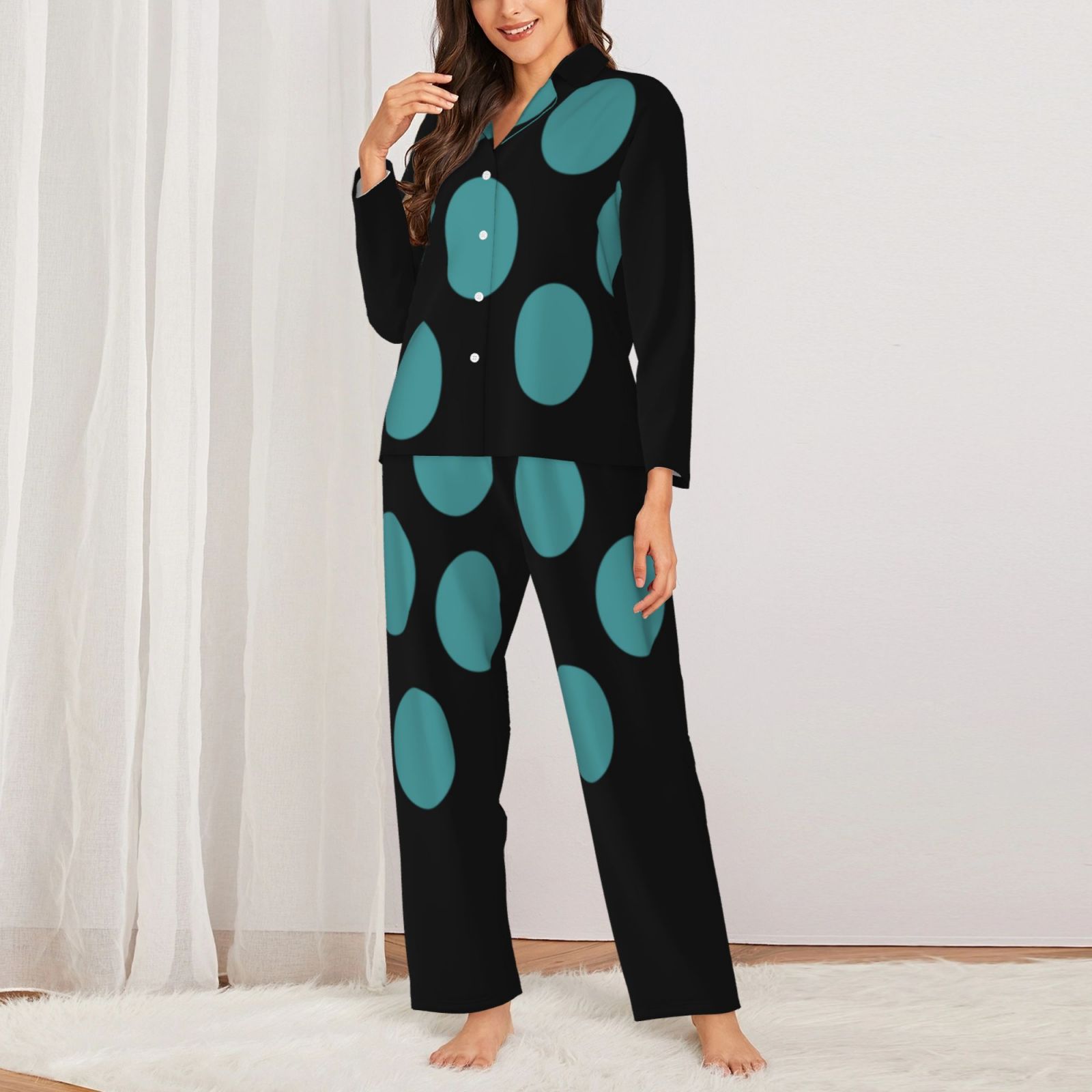 Women's Long-Sleeved Pajama Set