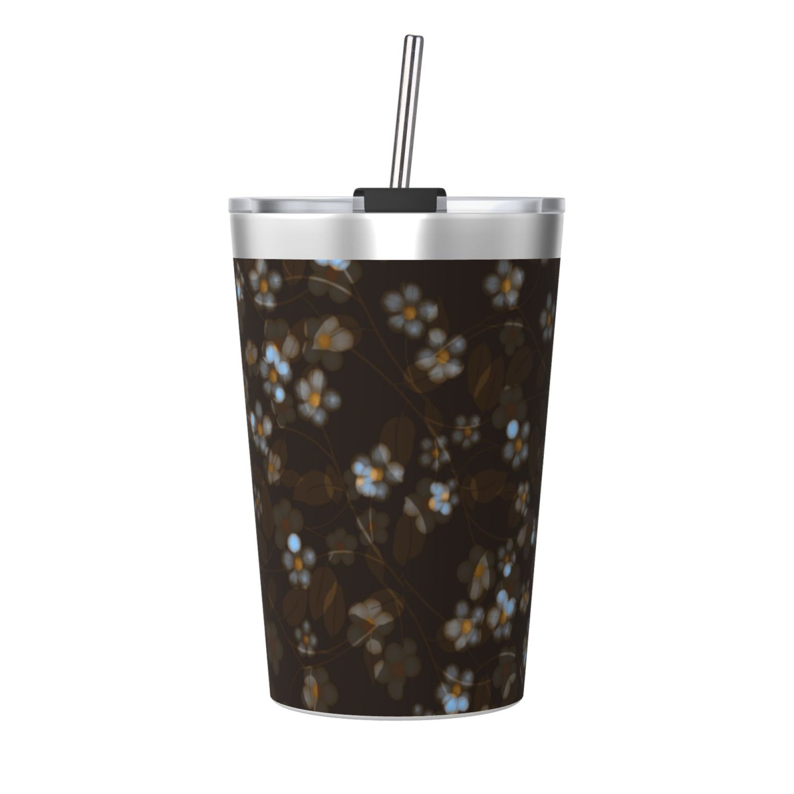 12OZ Thermos With Conical Straw