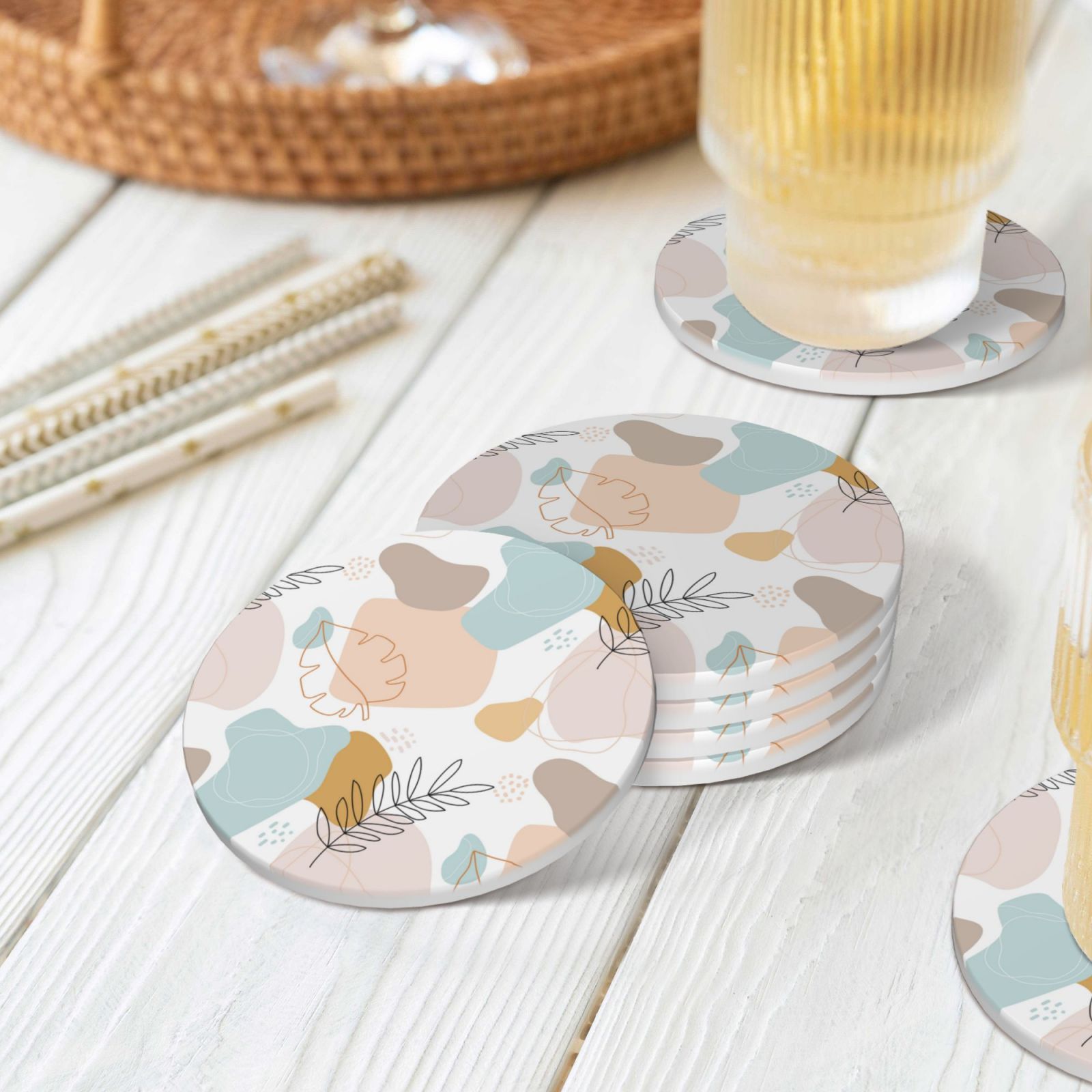 Ceramic Coaster Set Of 4