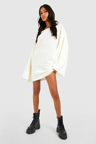 Oversized Wide Sleeve Jumper Dress