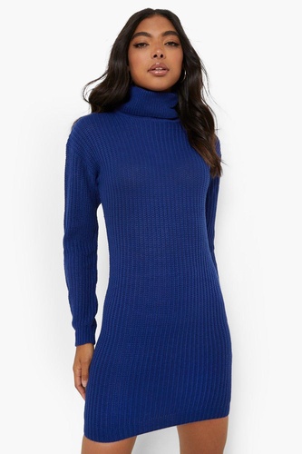 Tall Basic Roll Neck Jumper Dress