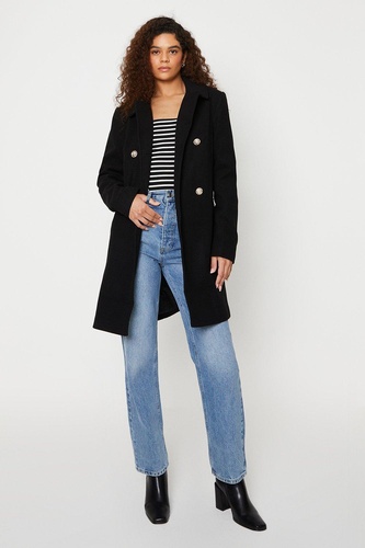 Tall Dolly Military Button Coat