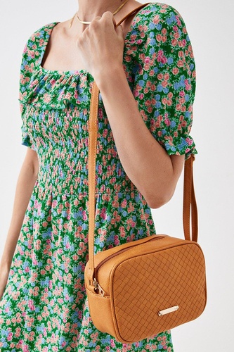 Daisy Woven Crossbody Bag