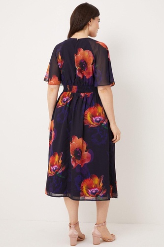 Curve Digital Bloom Dress