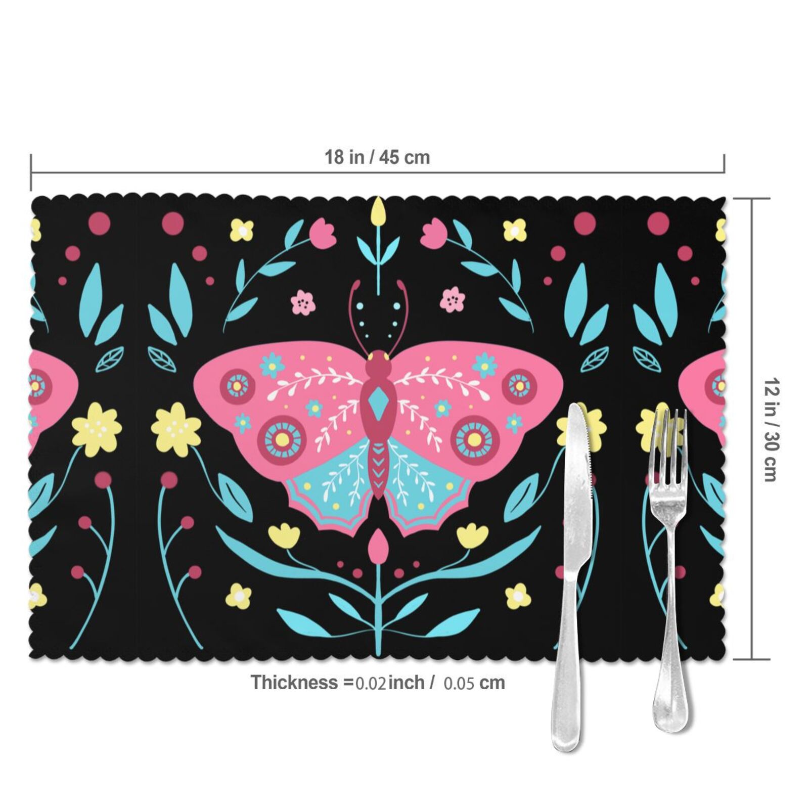 Placemats For Dining Table Set Of 6