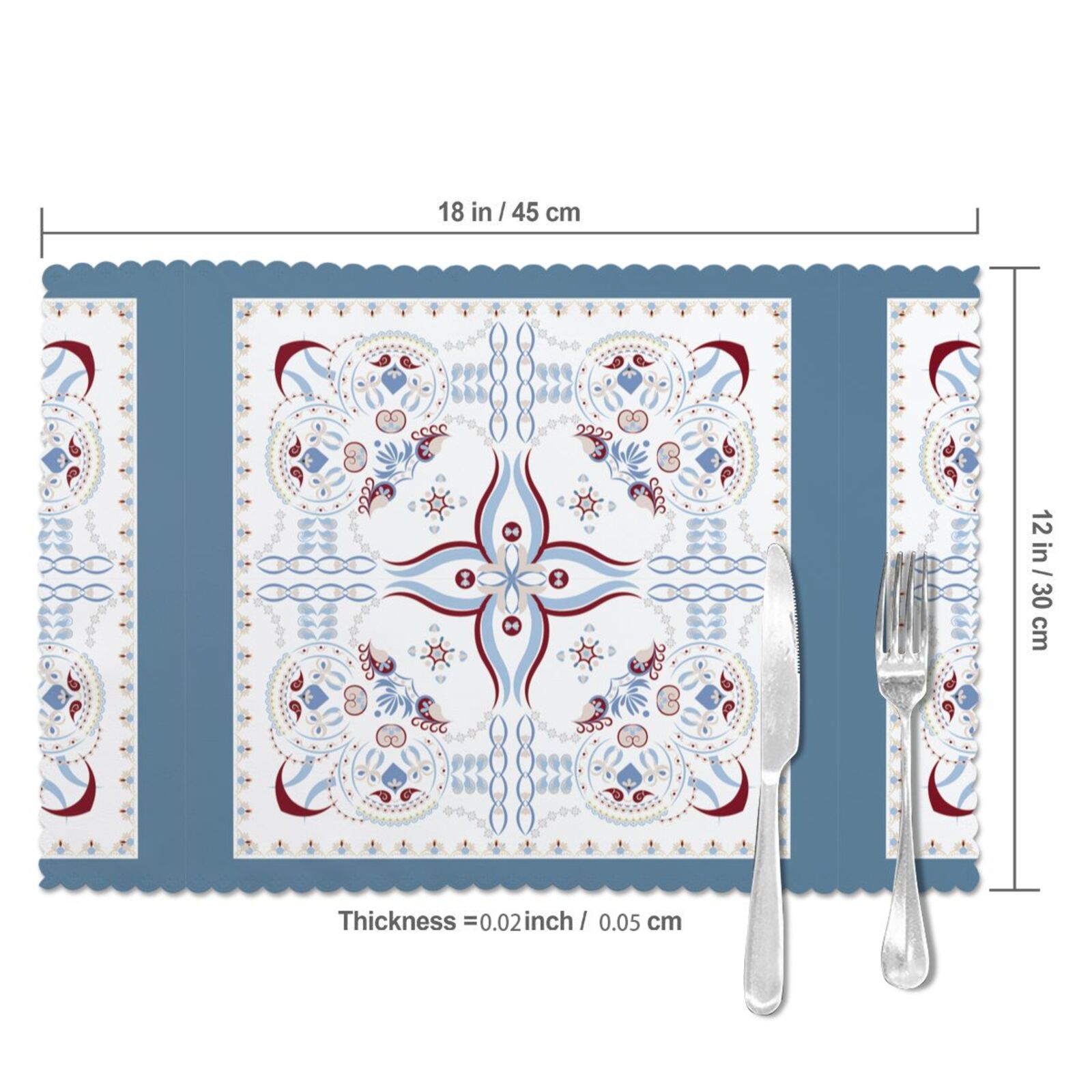 Placemats For Dining Table Set Of 6