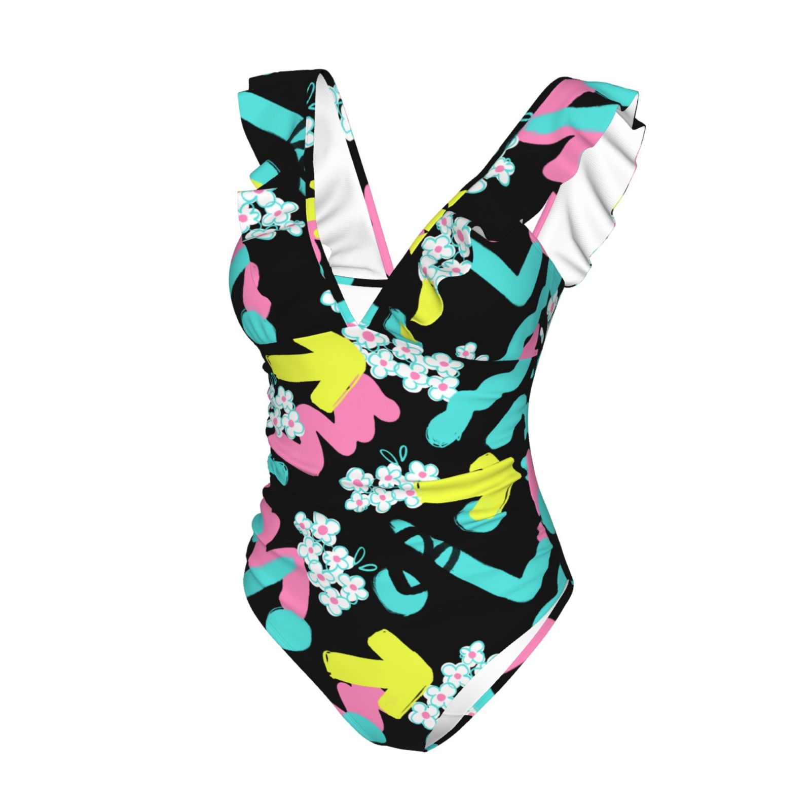 Women's Ruffle One Piece Swimsuit