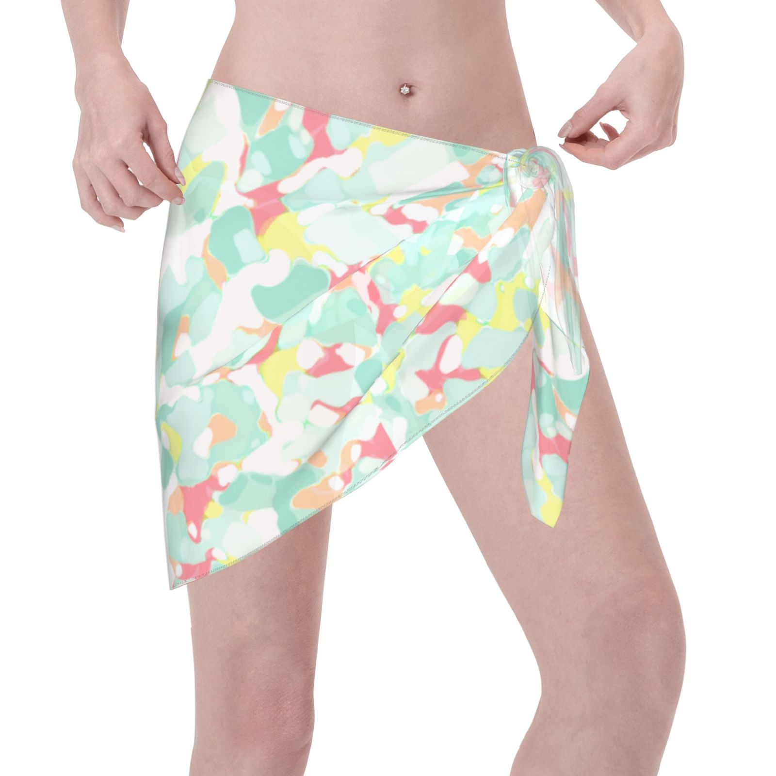 Women Short Sarongs Beach Wrap