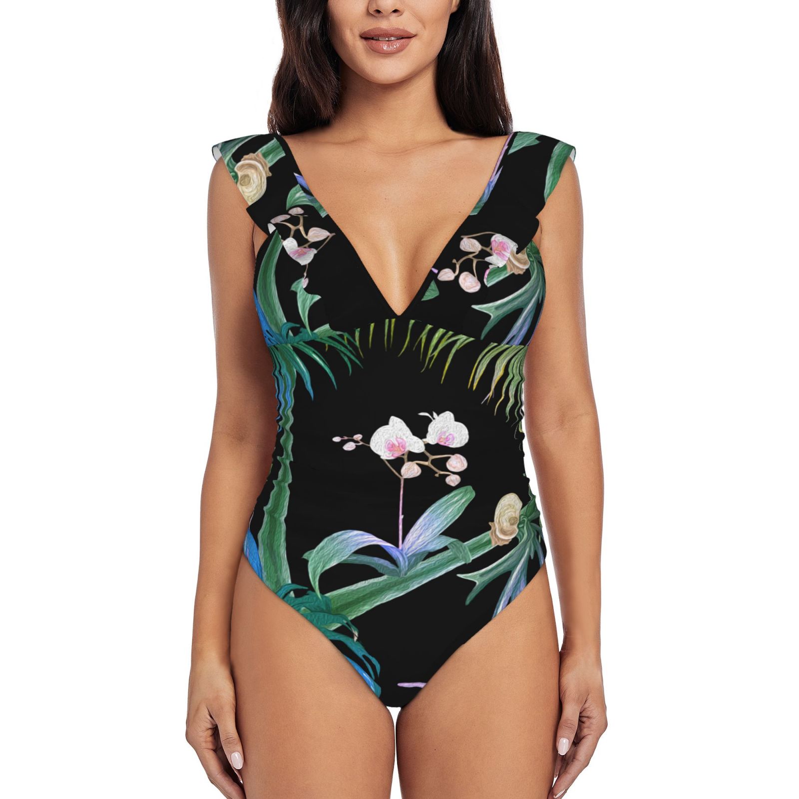 Women's Ruffle One Piece Swimsuit