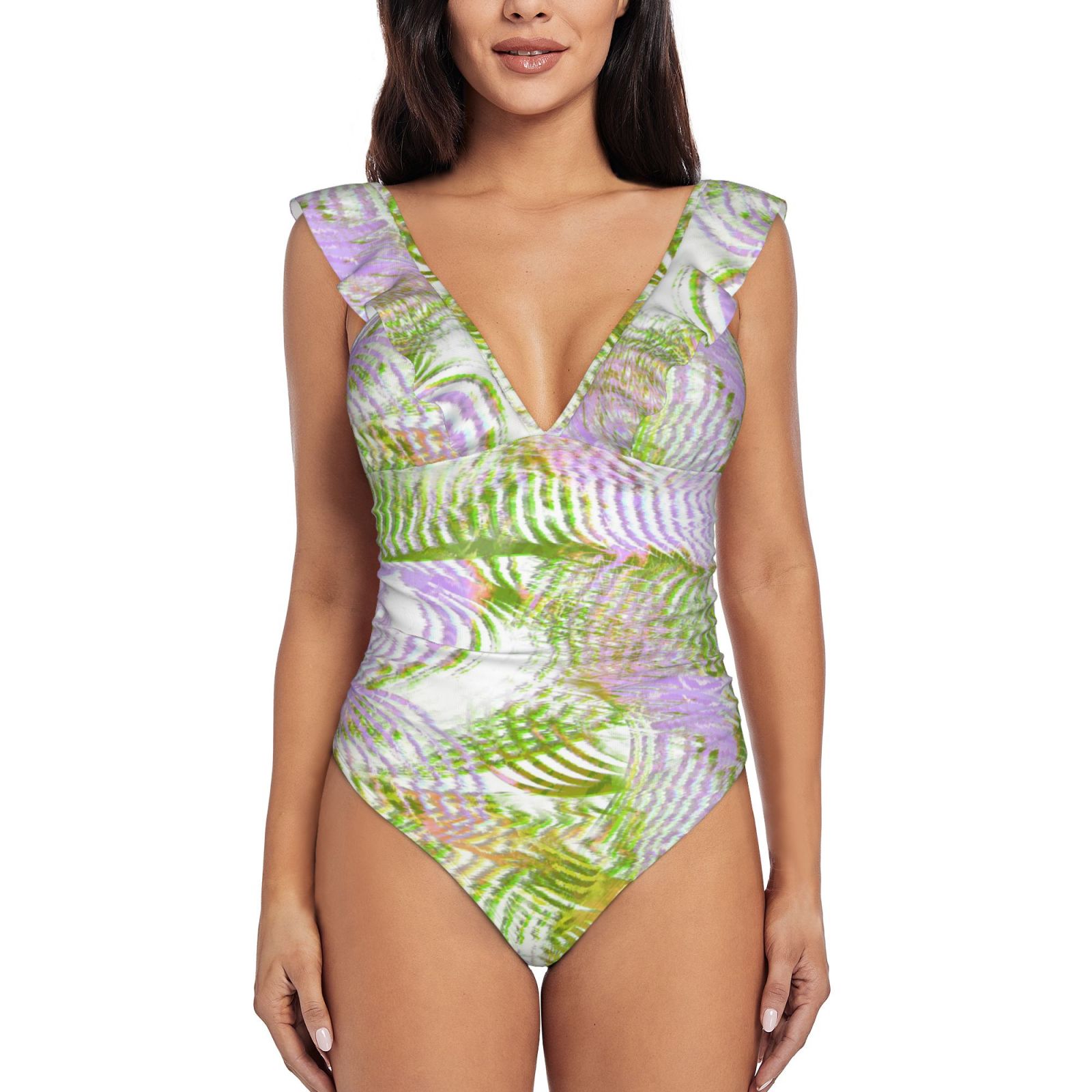 Women's Ruffle One Piece Swimsuit