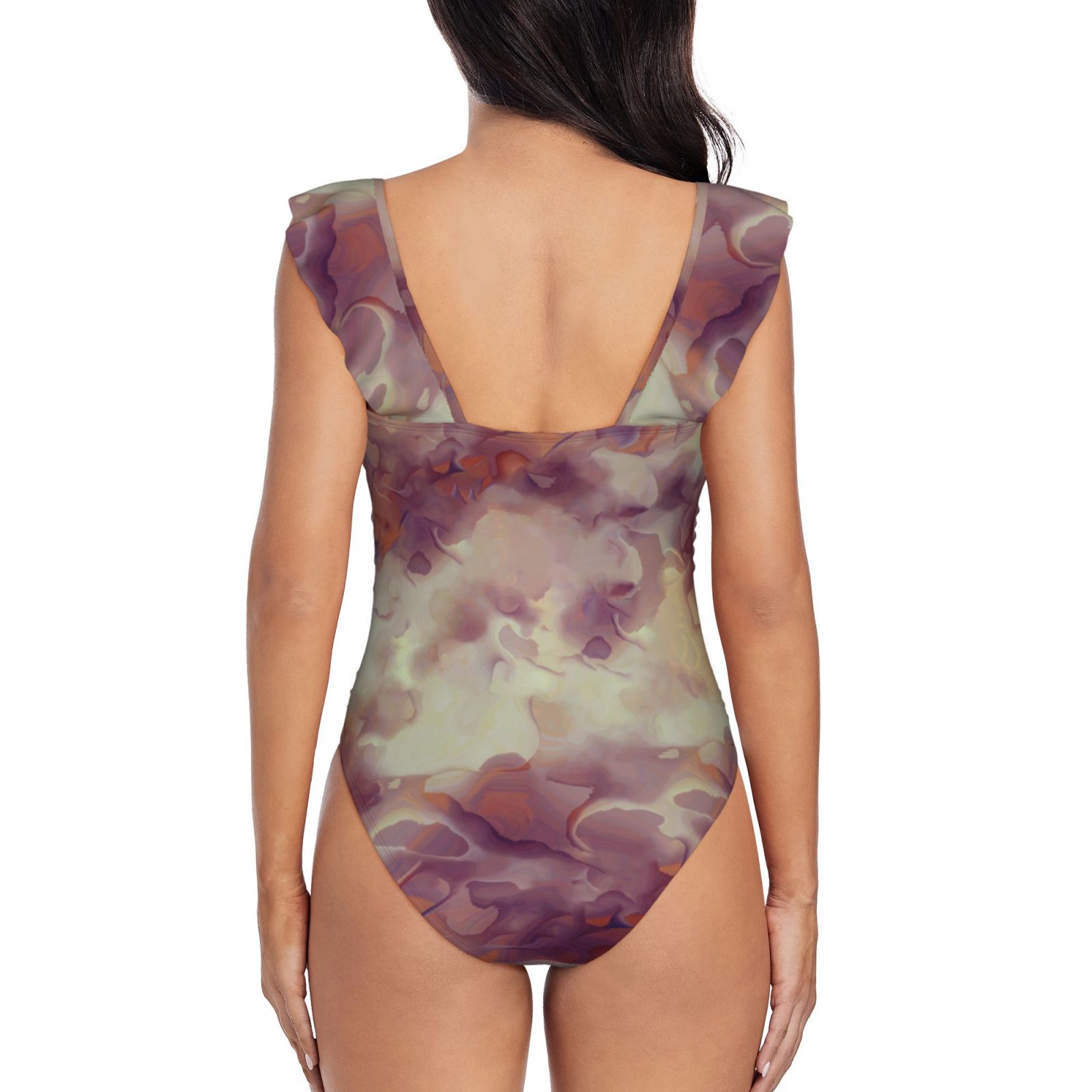 Women's Ruffle One Piece Swimsuit