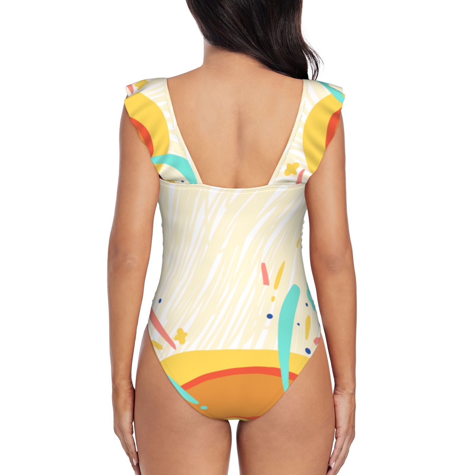 Women's Ruffle One Piece Swimsuit