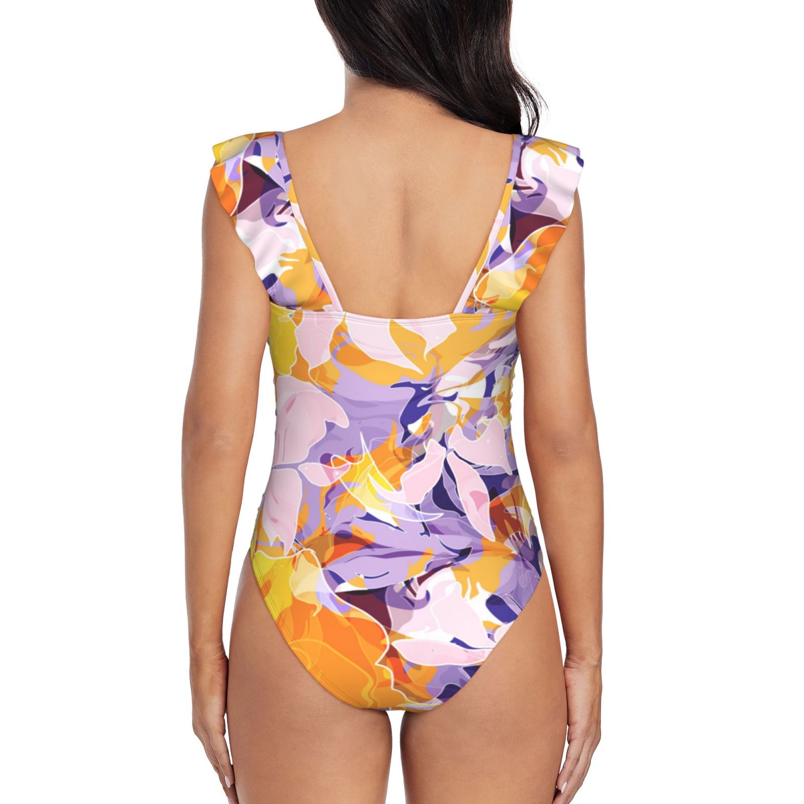 Women's Ruffle One Piece Swimsuit