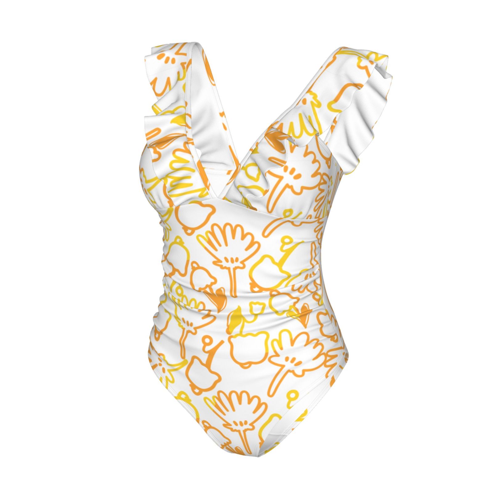 Women's Ruffle One Piece Swimsuit