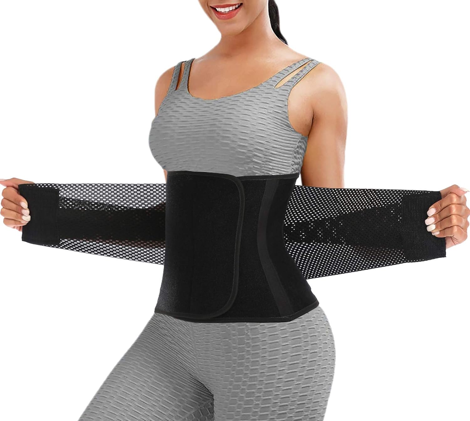 Waist Trainer Belt for Women Man - Waist Trimmer Weight LossBelt - Slimming Body Shaper