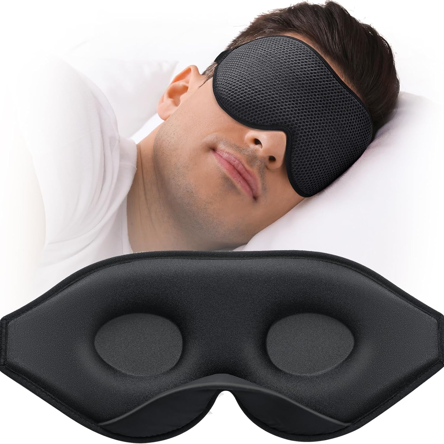 100% Cotton Ultra Soft Sleep Mask, Ultimate Sleeping Aid