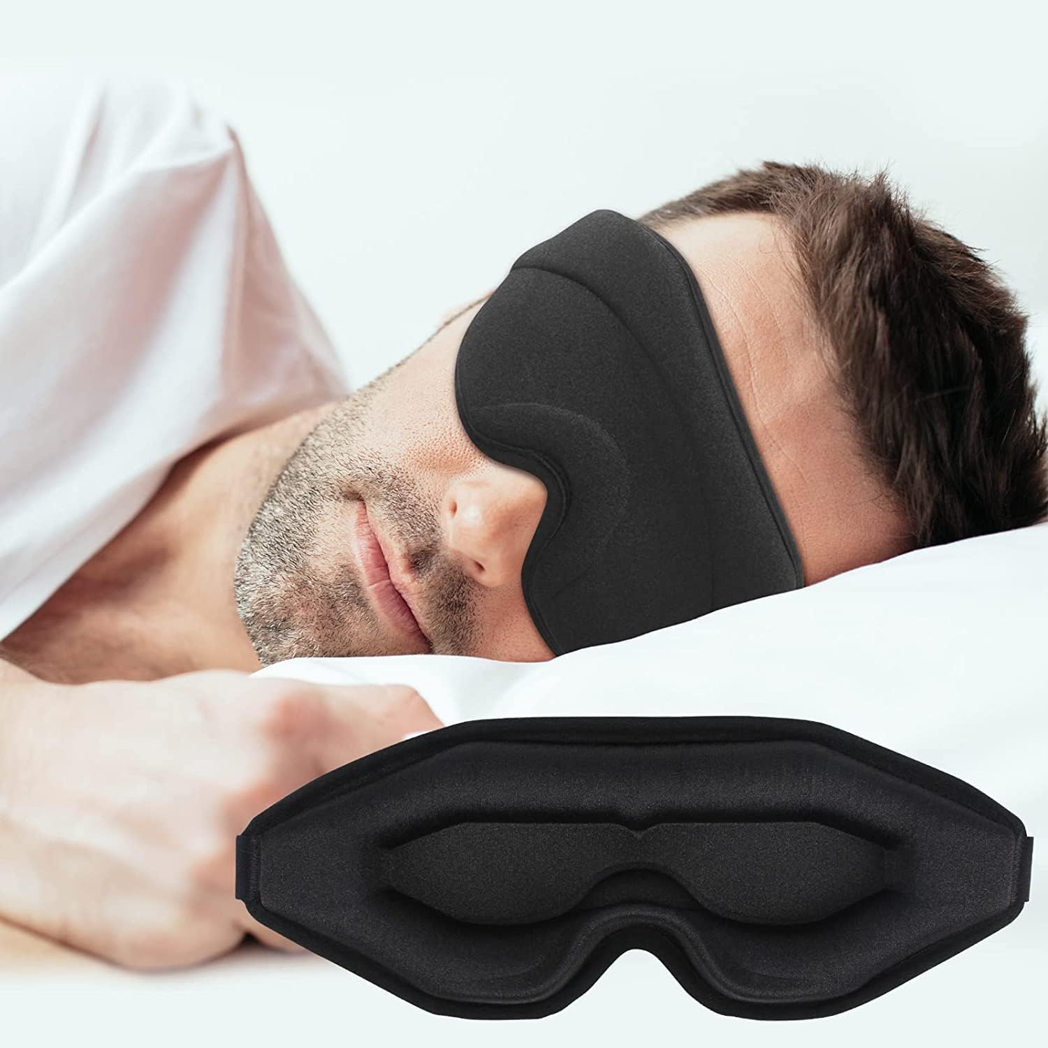 Sleep Mask for Women Men, Ultrathin Light Blocking Sleeping Mask