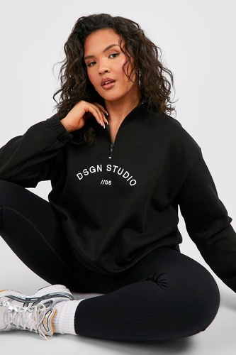 Plus Dsgn Studio Half Zip Sweatshirt