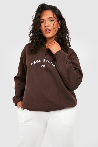 Plus Dsgn Studio Half Zip Sweatshirt